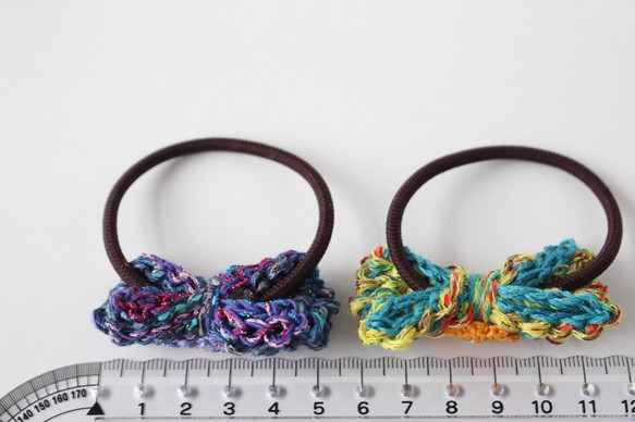 Flower Ribbonヘアゴムmini 太陽と向日葵 ヘアアクセサリー さもなくばかむパニー 通販 Creema クリーマ ハンドメイド 手作り クラフト作品の販売サイト